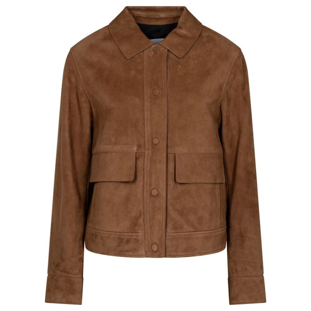 Yves Salomon Women Suede Jacket
